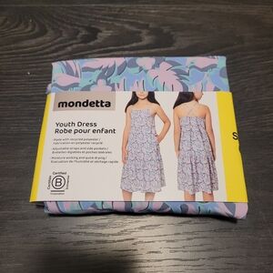 Mondetta Kids Dress - Blue and Pink Pattern NWT Size 6